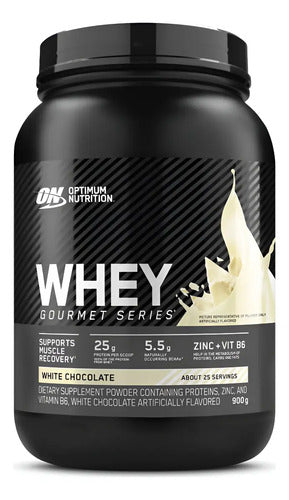 Whey Gourmet Series 25 Serv Optimum Nutrition Sabor White Chocolate