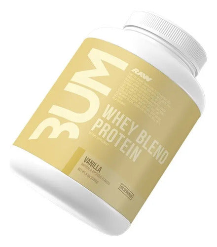 Raw Cbum Whey Blend Protein Vainilla 69 Servicios 5 Lbs