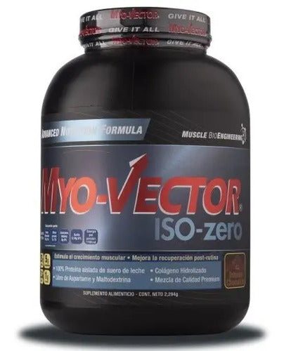 Proteína Myovector Iso Zero Carbs 5 Lbs Banana 74 Porciones Sin Lactosa