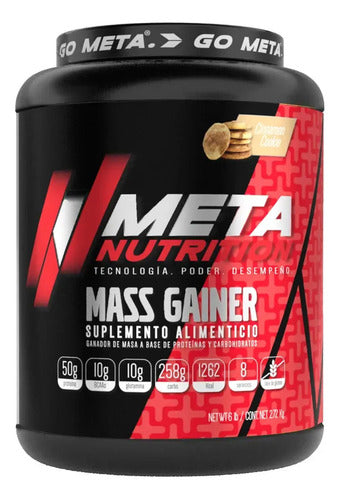 Proteina Meta Nutrition Ganador Mass Gainer 6 Libras 2.7 Kg Sabor Galleta Canela Galletas De Canela