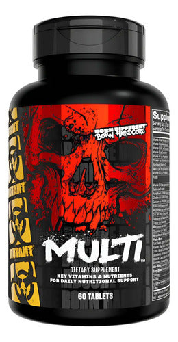 Mutant Multivitamínico Vitaminas 60 Cápsulas 30 Servicios Sin Sabor