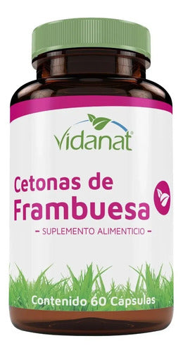 Cetonas De Frambuesa 60 Cápsulas Idela Para Dieta Keto Sabo Sabor Sin Sabor