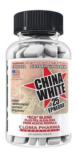 Cloma Pharma China White 100 Cápsulas Sin Sabor