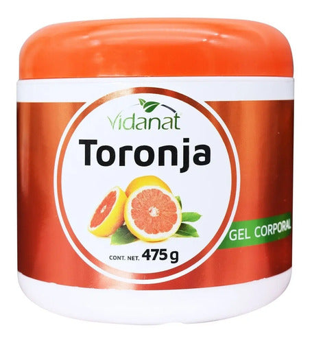 Gel Corporal Toronja Vidanat 475g Auxiliar Celulitis Pomelo