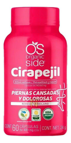 Organic Side Cirapejil Piernas Cansadas Y Dolorosas 60c Sabor Sin Sabor