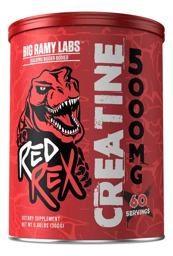 Red Rex Big Ramy Labs Creatina Monohidratada 300 Gr 60 Serv Sabor Sin Sabor