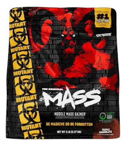 Suplemento En Polvo Mutant Proteina Mutant Carbohidratos De Mass Sabor Triple Chocolate X 2.27kg
