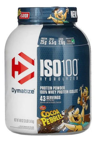 Proteína Dymatize Iso-100 Hidrolizada De 3 Lb, Sabor Cocoa Pebbles