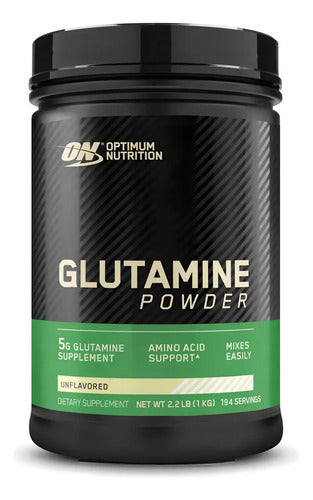 Glutamina Powder Optimum Nutrition 1000g 1 Kg On L-glutamina Sin Sabor