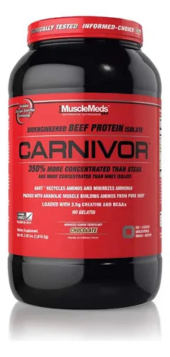 Proteina Musclemeds Carnivor 2 Lbs 28 Serv Los Sabores Sabor Chocolate