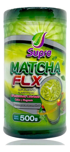 Suplemento De Matcha, Glucosamina, Condroitina, Calcio Y Magnesio En Polvo 500g