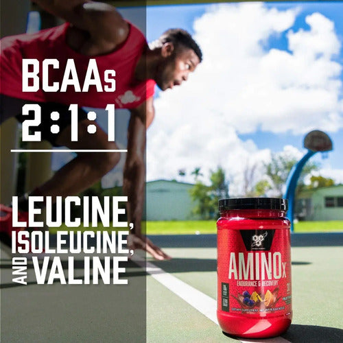 Suplemento En Polvo Bsn Endurance And Recovery Aminoácidos De Aminox Sabor Ponche De Frutas X 435g