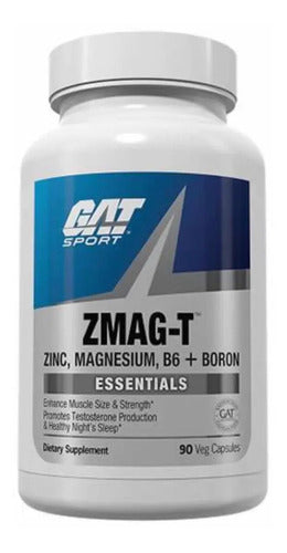 Suplemento Gat Sport Zmag-t Zinc Magnesio B6 Boro 90 Cápsulas Sin Sabor