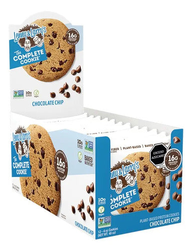 Lenny & Larry's Galletas De Proteína Sabor Chispas Caja Con 12 Piezas Chispas De Chocolate