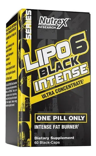 Nutrex Lipo 6 Black Uc Intense 60 Capsulas Termogenico Sabor Sin Sabor