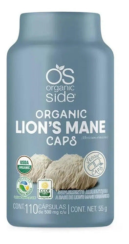 Melena De León Organic Side 110 Caps Sabor Sin Sabor