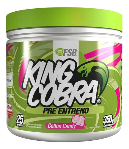 Fsb King Cobra Suplemento Deportivo Carnosyn Carnipure Creapure Cotton Candy Algodón De Azúcar