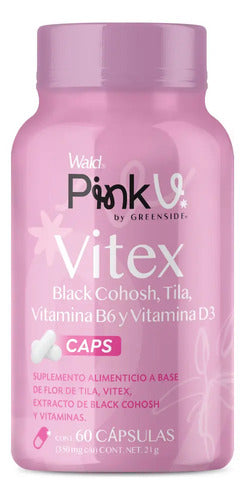 Greenside Vitex Black Cohosh Cápsulas Sin Sabor Menopausia 60 Caps