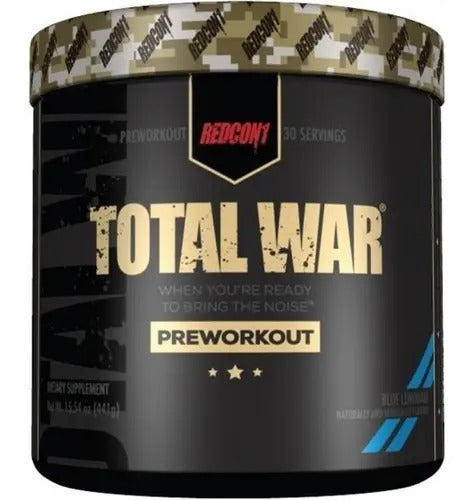Suplemento En Polvo Redcon1 Oxid'o Pre Entrenador De Total War Sabor Limonada Azul X 441g