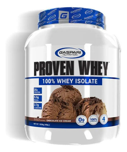 Proteína De Suero Hidrolizada Gaspari Nutrition Proven Whey Sabor Chocolate De 1.8 Kg