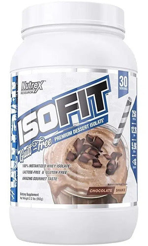 Proteina Nutrex Isofit Isolatada 2.2 Lb Los Sabores Chocolate