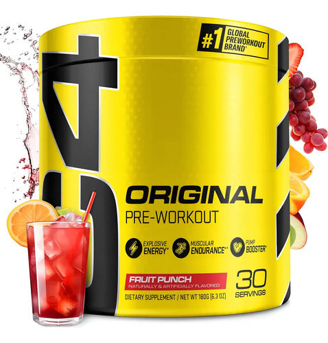 C4 Cellucor Pre-workout Sabor Fruit Punch De 30 Serv. 180g Polvo Ponche De Frutas