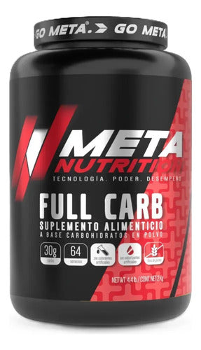 Ganador Meta Nutrition Full Carb 2 Kg Carbohidratos Sabor Sin Sabor
