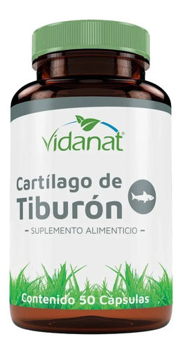 Vidanat Cartilago De Tiburon 50 Cápsulas Sin Sabor