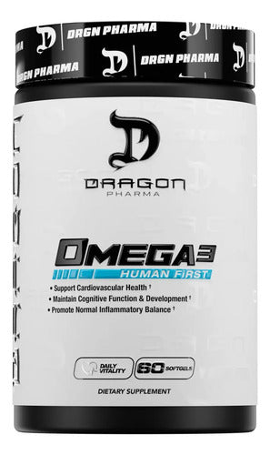 Omega 3 Dragon Pharma En Cápsulas Para Salud Cardiovascular Y Cerebral Sin Sabor