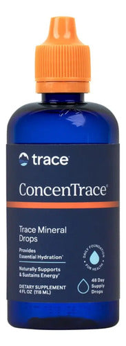 Trace Minerals Concentrace Drops 118ml Suplemento De Minerales Naturales Sin Sabor