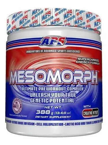 Aps Pre Entreno Complex Mesomorph, Creatina 25 Servs Mf Sabor Uva