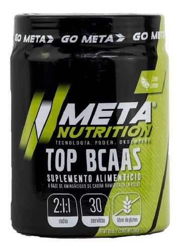 Suplemento En Polvo Meta Nutrition Aminoácidos Sabor Fresa Tropical X 270g