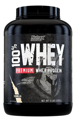 Nutrex Research 100% Whey Premium Proteina. Polvo Sabor Vainilla 2268g.