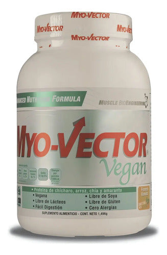 Proteína Vegana Myo-vector Polvo 1.5kg 44 Porciones Vainilla