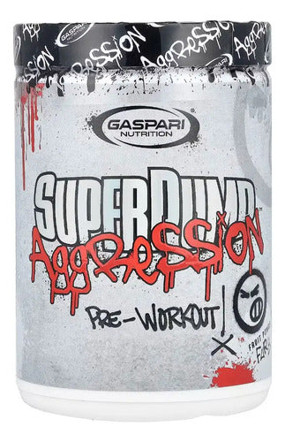 Pre Entreno Superpump Aggression Gaspari Nutrition Supelemento Sabor Fruit Punch Fury 20/40 Servicios Pre Workout Entrenamiento Ponche De Frutas
