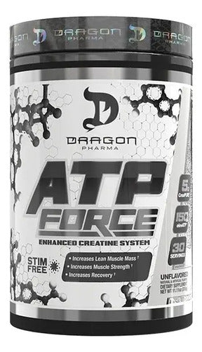 Creatina Monohidratada Pura Dragon Pharma Atp Force 30 Serv Sabor Mango Coconut Mango Y Coco