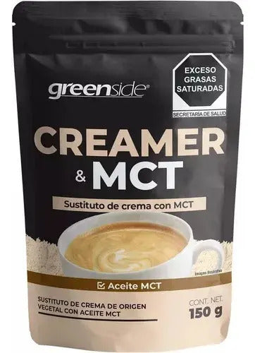 Greenside Creamer Mct 150g Sustituto Crema Natural Libre Gluten Vegano Sabor Natural