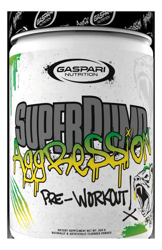 Gaspari Super Pump Agression 40 Servicios Sabor Grizzly Gummy
