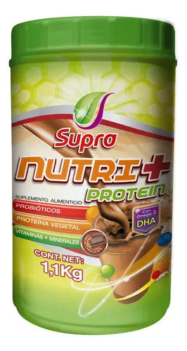 Nutri+ Supra Natura 1.1 Kg Probioticos Proteina Vitamina Chocolate