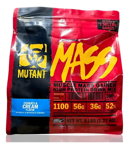 Proteína Mutant Mass Sabor Galletas Con Crema De 2.2 Kg