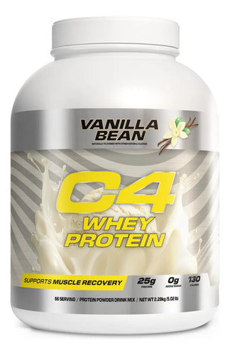 Proteína C4 Whey Protein Blend Cellucor 66 Serv 5 Lbs Aprox Sabor Vanilla Bean Vaina De Vainilla