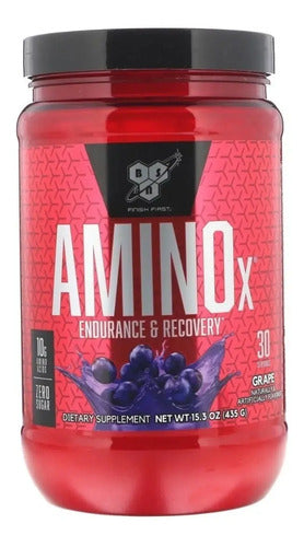Suplemento En Polvo Bsn Endurance And Recovery Aminoácidos De Aminox Sabor Uva X 435g