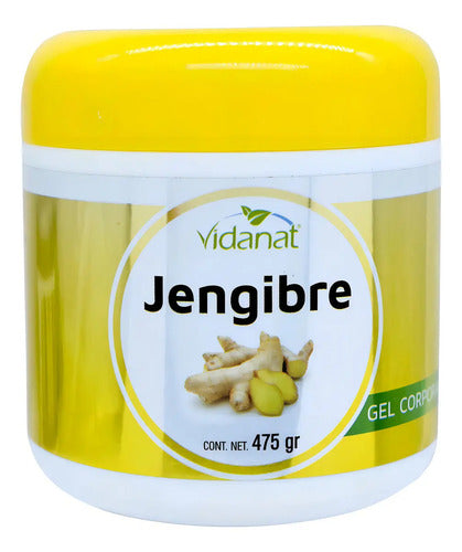 Vidanat Gel Corporal De Jengibre, Relajante Y Revitalizante, 475 G