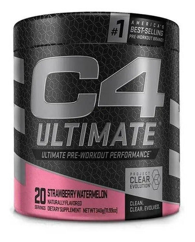 Suplemento En Polvo Cellucor Cafeína De C4 Ultimate Sabor Fresa Y Sandía X 328g