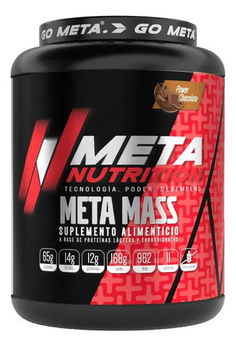 Proteina Meta Nutrition Meta Mass 2.72 Kg Sabor Chocolate Power Chocolate Power Chocolate