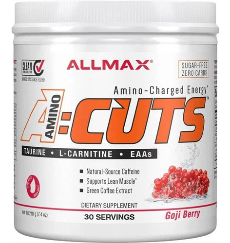 Suplemento En Polvo Allmax Aminoacido Cafeina De Amino Cuts Sabor Gogi Berry X 210g