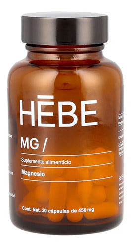Hebe Mg Sesen Magnesio Suplemento Alimenticio Cápsulas Sfn Sabor Sin Sabor