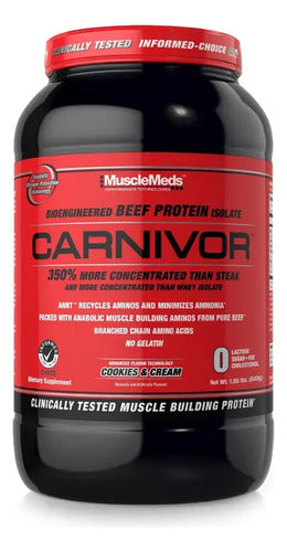 Proteina Isolate De Carne Carnivor 1.85lb Cookies And Cream Cookies And Cream