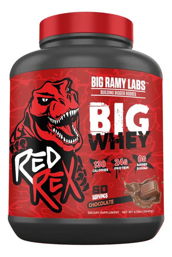 Proteina Red Rex Beef Big Whey Protein 4.5 Lbs Big Ramy Labs Chocolate