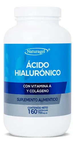 Suplemento En Cápsulas Naturagel Suplementos Alimenticios Ácido Hialurónico X 700mg N/a